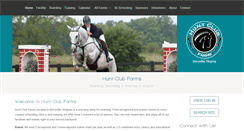 Desktop Screenshot of huntclubfarms.net